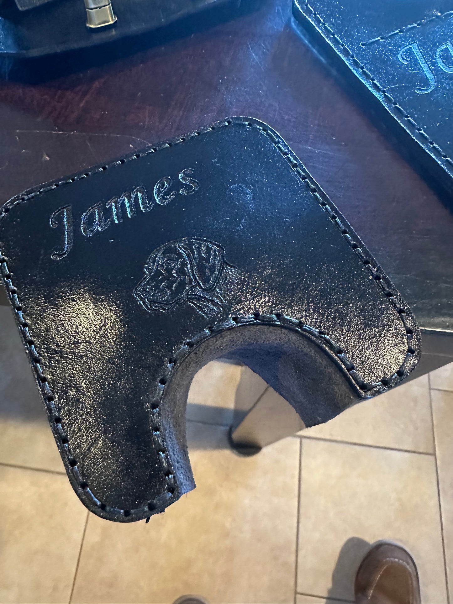 Leather Shotgun Rest, Rib rest, Barrel Pad, Gun Rest