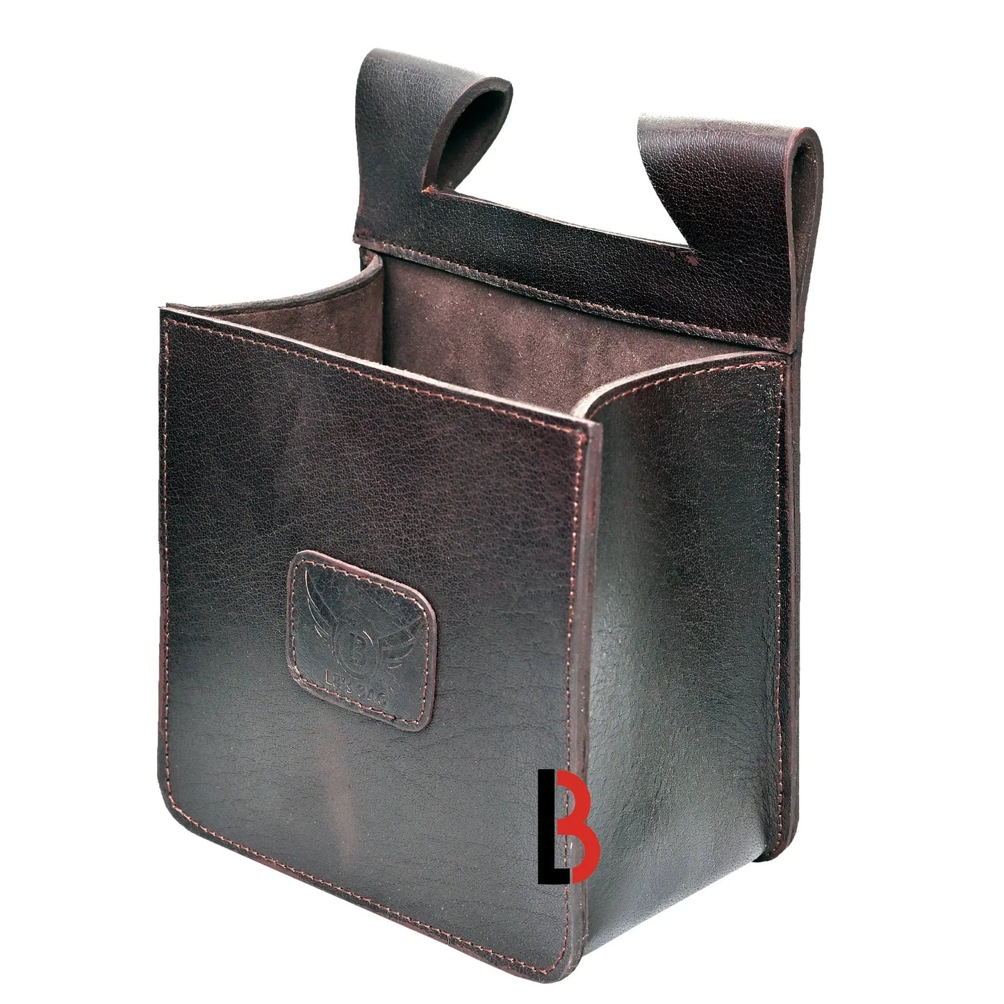 Cowhide Leather Trap Shooting Waist Bag Ammo Shot Gun Storage Shell Pouch Holder Cartridge Pouch 50+