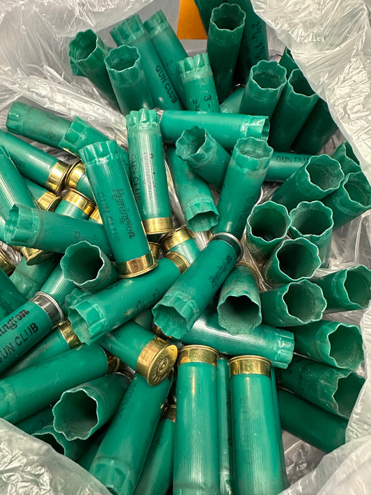 700 Fired ONCE Hulls Remington Gun Club 12GA 2 3/4IN