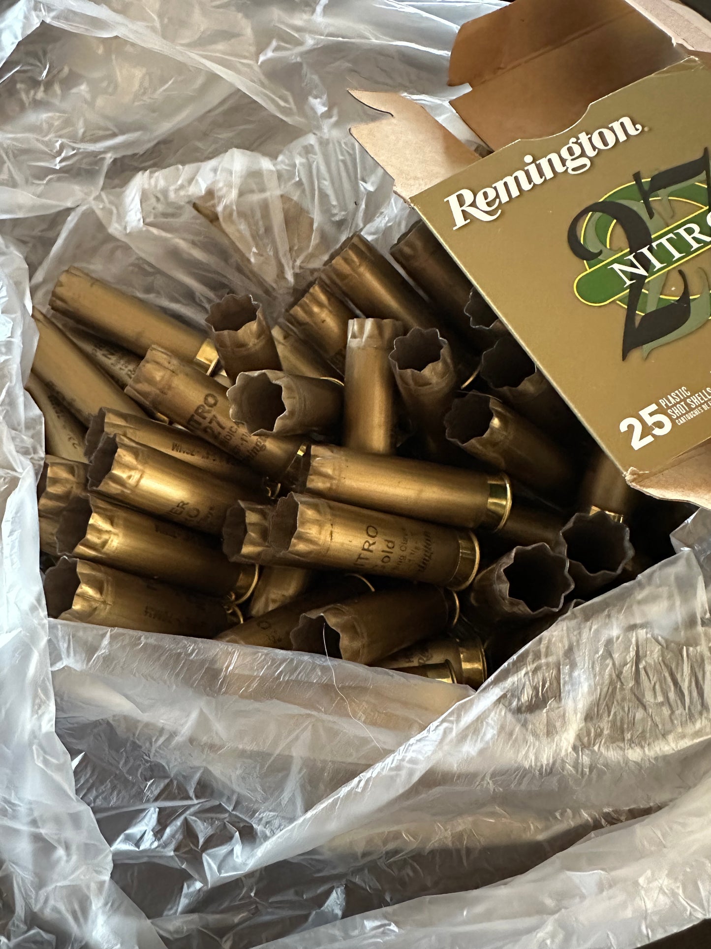 100 Once Fired Hulls Remington NITRO 12 Ga. 2 3/4 Hulls