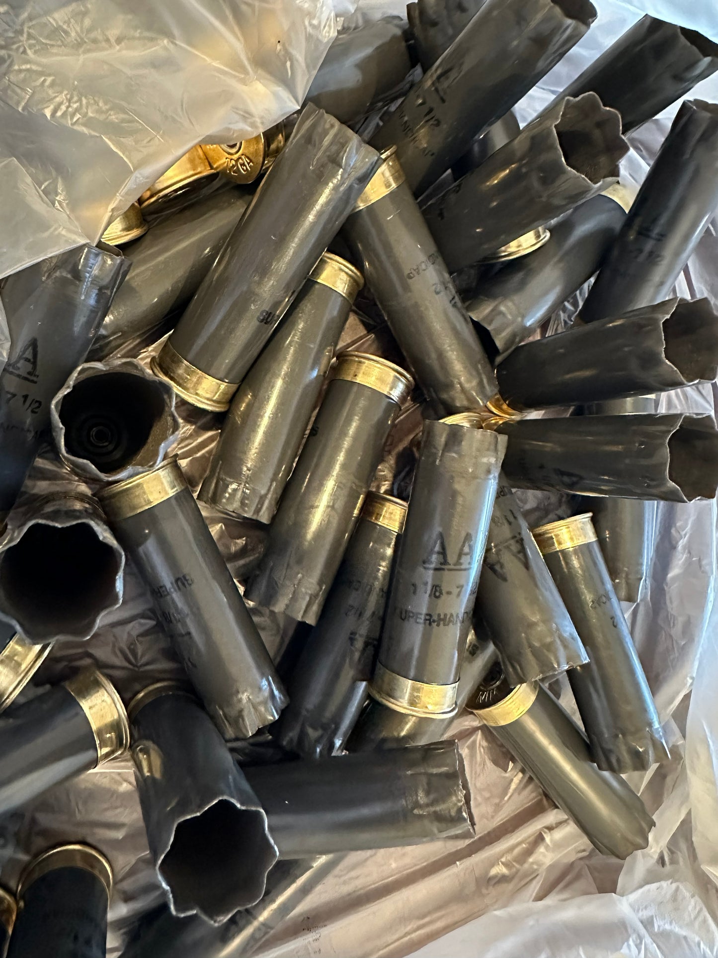 100 Once Fired Hulls Gray Winchester AA 12 Ga. 2 3/4 Hulls